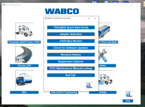 Meritor Wabco Toolbox 12.9.1 - Performance Auto TechnologiesDIAGNOSTIC SOFTWARE